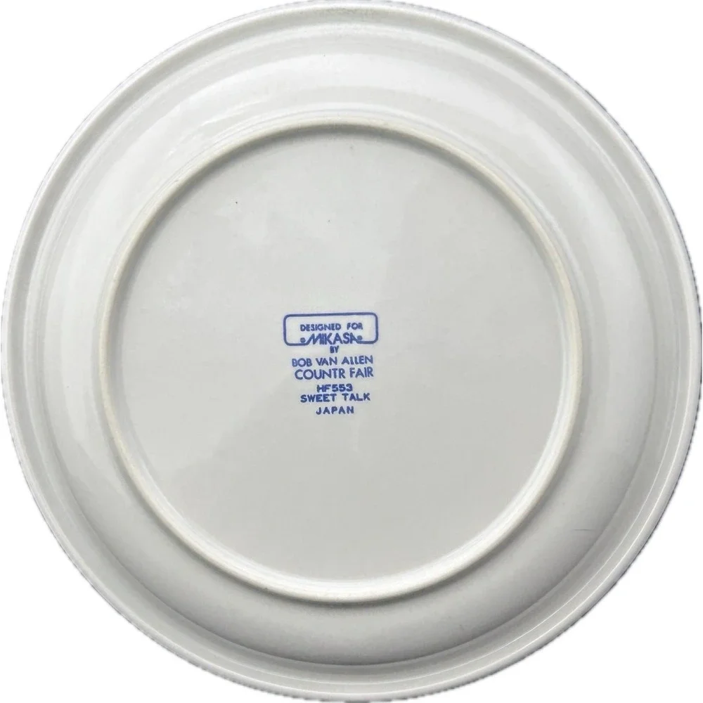 MIKASA Country‎ Fair Sweet Talk Salad Plates 7 1/2